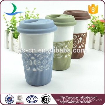 2015 Factory wholesale double bottom cup with suction lid